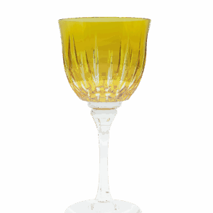 Lucia Crystal Red Wine Glass Ambar